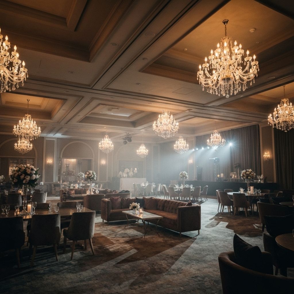 Event venue atmosphere